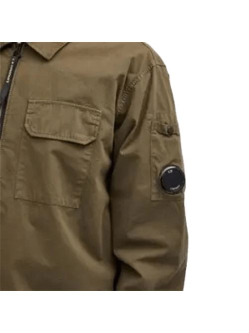 ORGANIC GABARDINE ZIPPED LENS OVERSHIRT C.P. COMPANY | OS705A110143G683